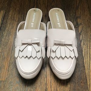 MADDEN GIRL Peachy Patent Leather Mule